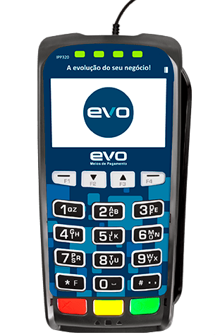 maquininha de cartões fixa EVO